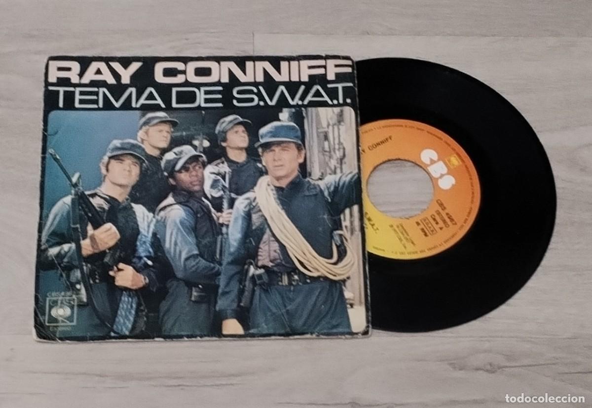 Discos de vinilo: RAY CONNIFF - TEMA DE S.W.A.T. - LOS HOMBRES DE HARRELSON ...SINGE ESPA&Ntilde;OL. ORIGINAL DE 1977 - CBS
