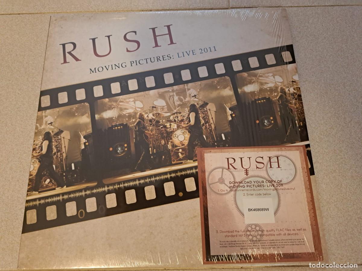Discos de vinilo: RUSH - LP - MOVING PICTURES LIVE 2011 - NUEVO - Foto 1