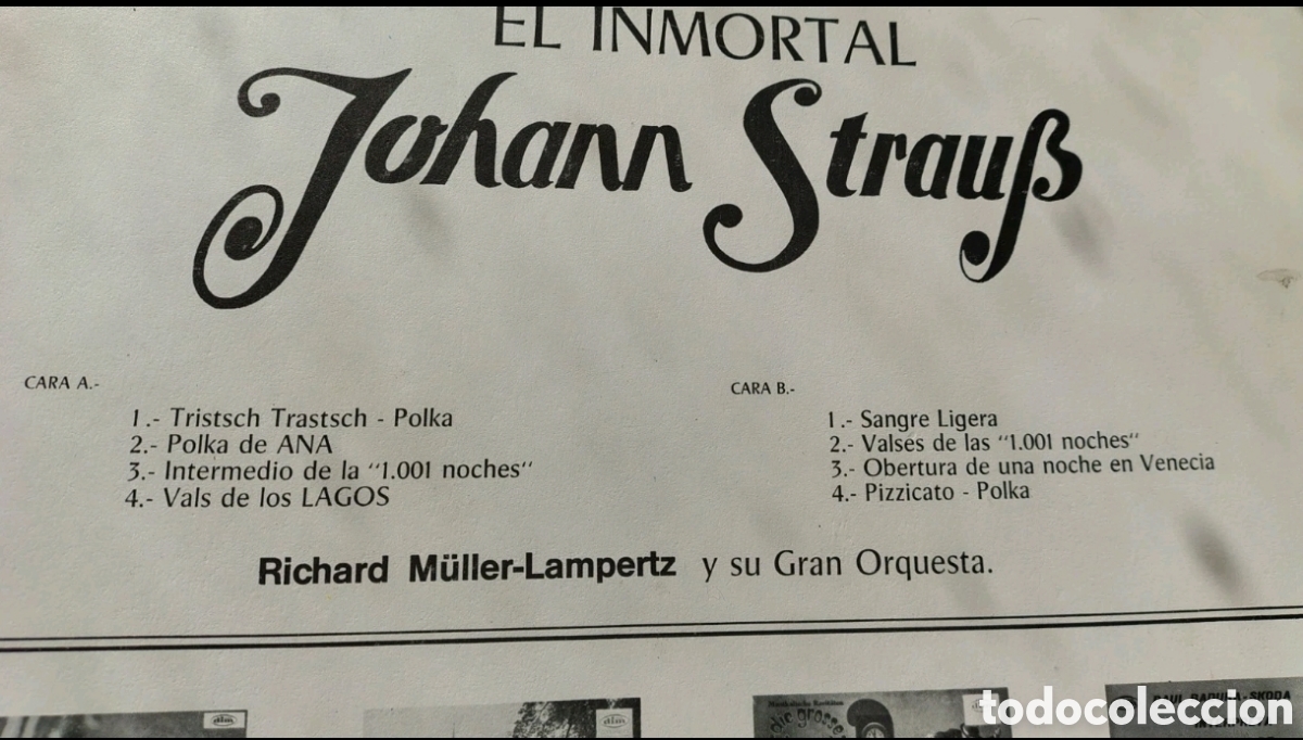 Discos de vinilo: El inmortal Johann Strauss - Foto 2