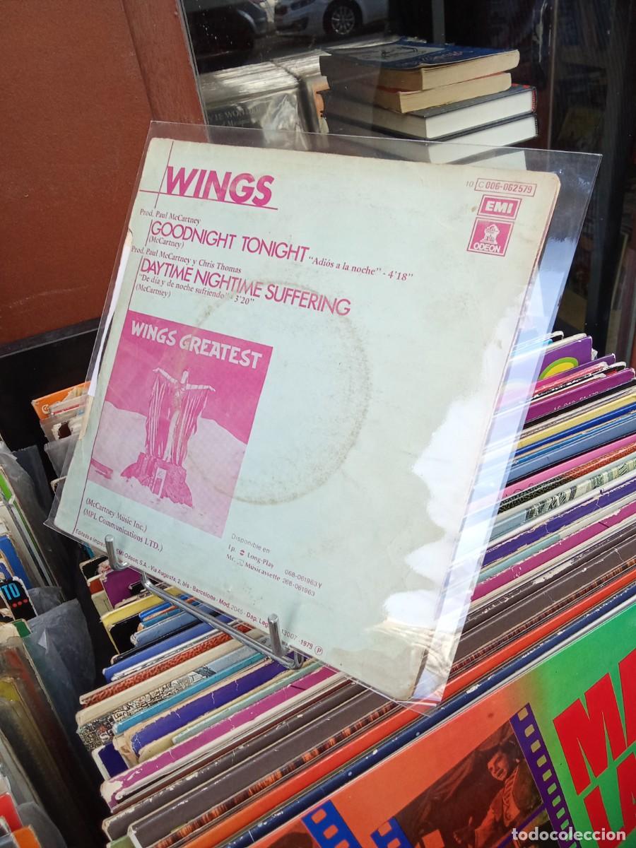Discos de vinilo: Wings. Adi&oacute;s a la noche - Foto 2