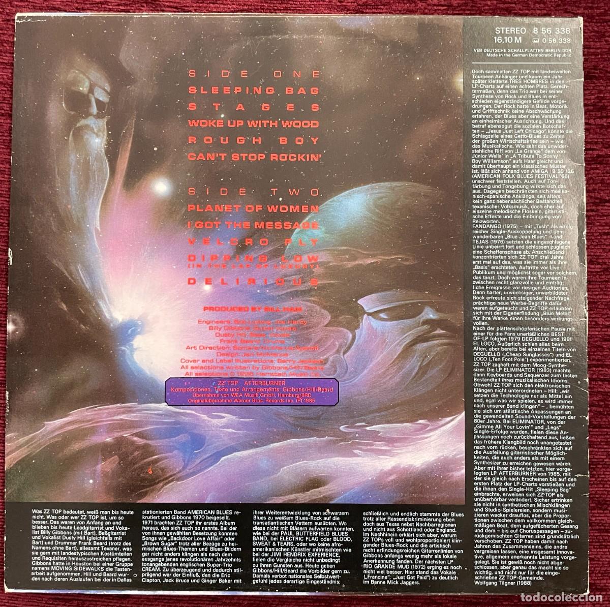 Discos de vinilo: ZZ Top &ndash; Afterburner - Foto 2