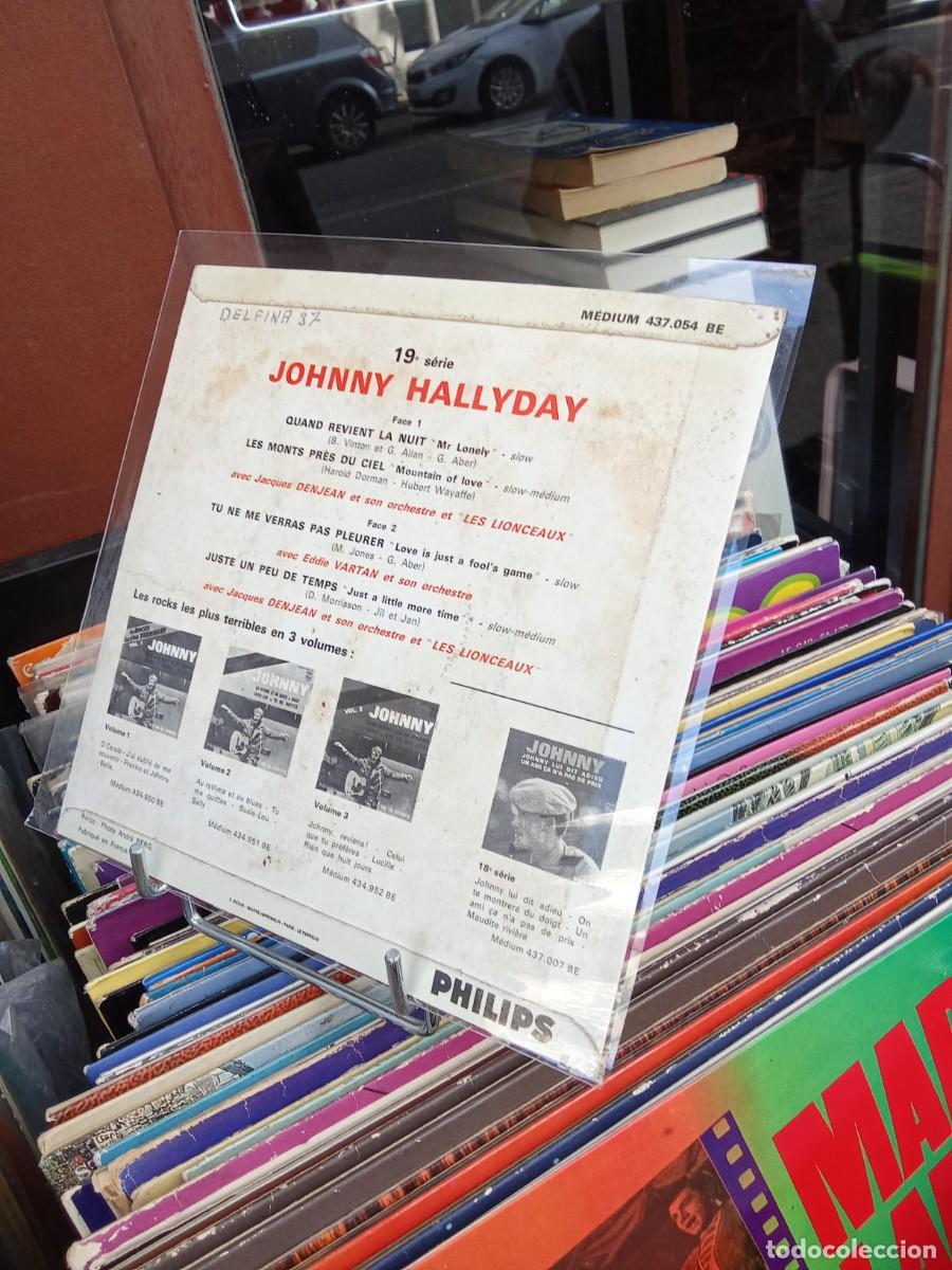 Discos de vinilo: Johnny Hallyday. Quand revient la nuit - Foto 2