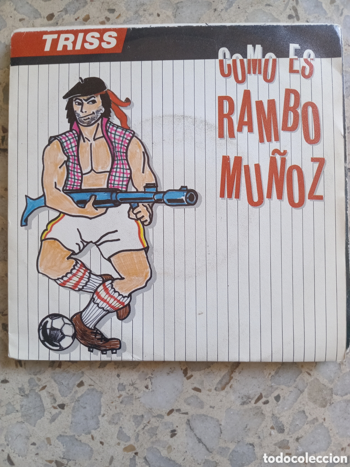 Discos de vinilo: SGL TRISS COMO ES RAMBO MU&Ntilde;OZ 1986 - Foto 1
