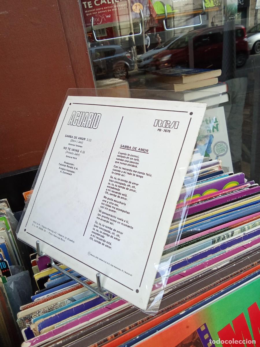 Discos de vinilo: Acuario. Samba de amor - Foto 2