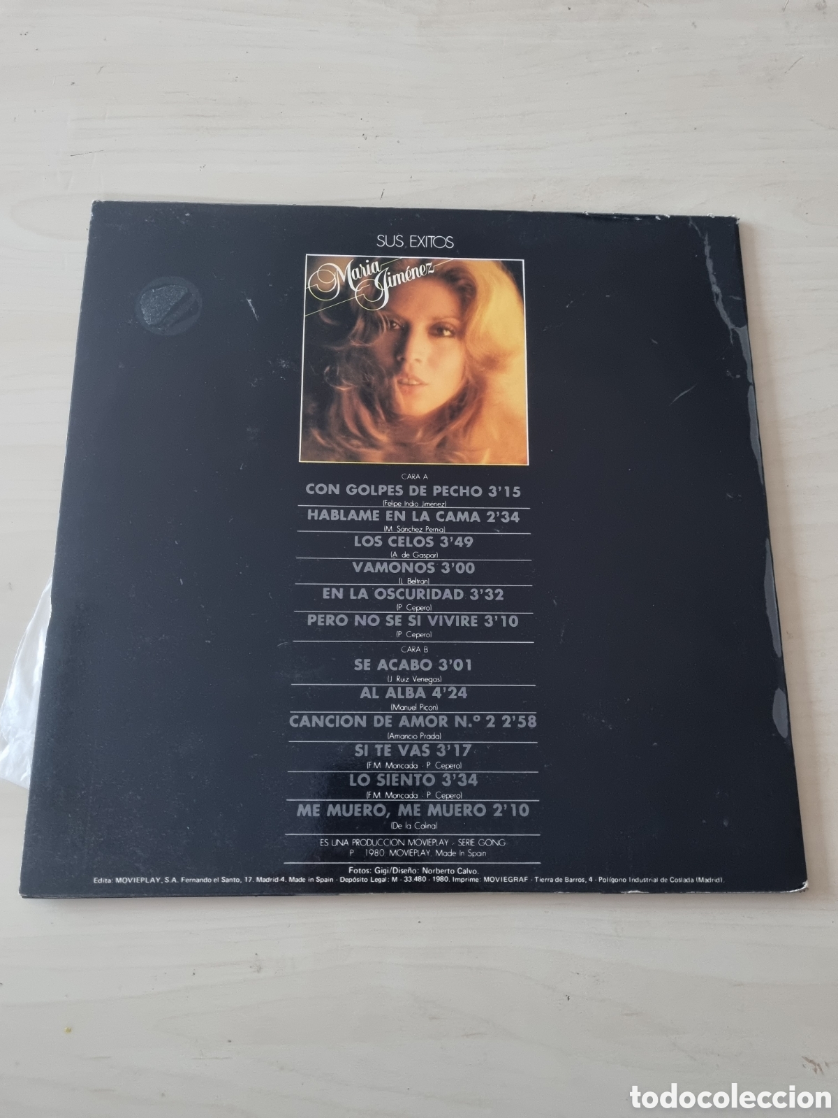 Discos de vinilo: VIN7429 maria jimenez sus exitos VINILO SEGUNDAMANO - Foto 2