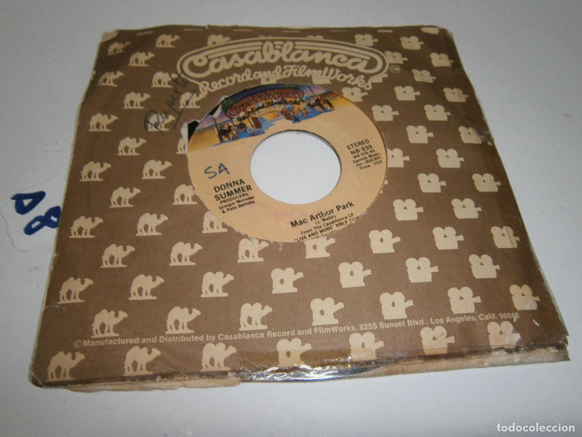 Discos de vinilo: ANTIGUO SINGLE VINILO - DONNA SUMMER - Foto 1