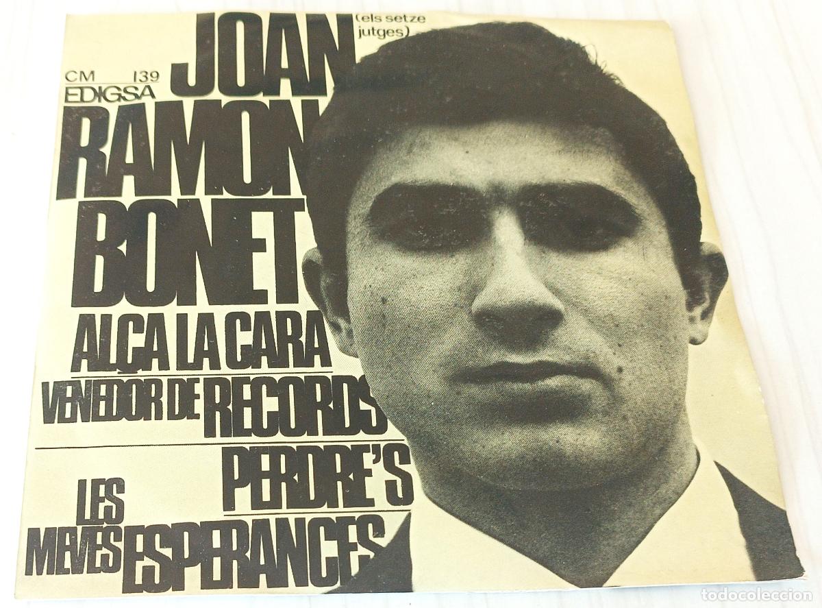 Discos de vinilo: JOAN RAMON BONET - AL&Ccedil;A LA CARA EDIGSA - 1966 - Foto 1