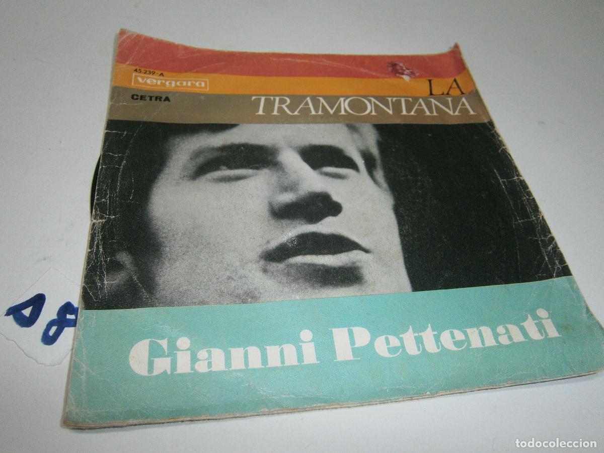 Discos de vinilo: ANTIGUO SINGLE VINILO - GIANNI PETTENATI - Foto 1