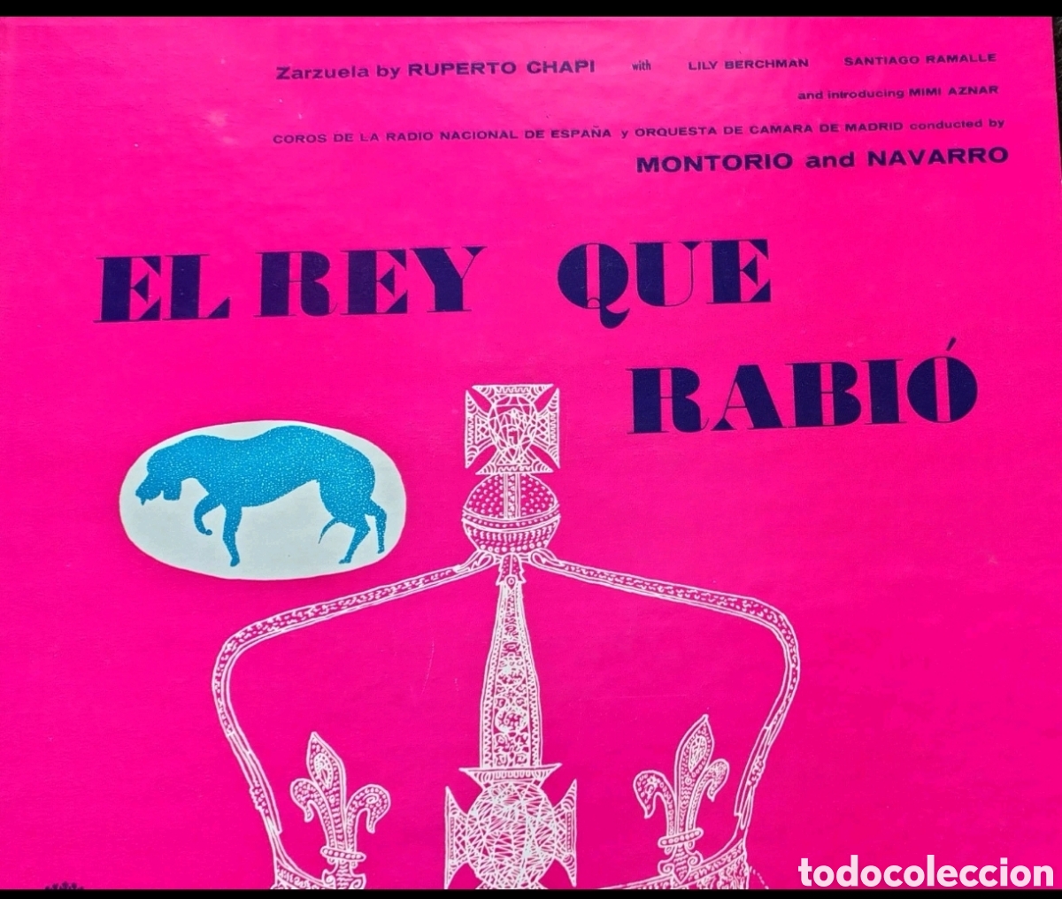 Discos de vinilo: El rey que rabi&oacute; (Ruperto Chap&iacute;) - Foto 1