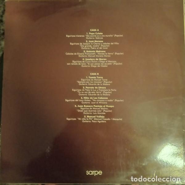 Discos de vinilo: Various &ndash; Perrate De Utrera Siguiriyas - Foto 2