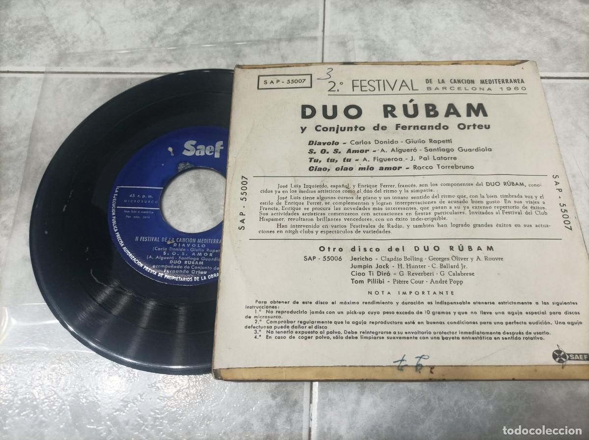 Discos de vinilo: Duo rubam ep -LEER Descripcion- - Foto 2