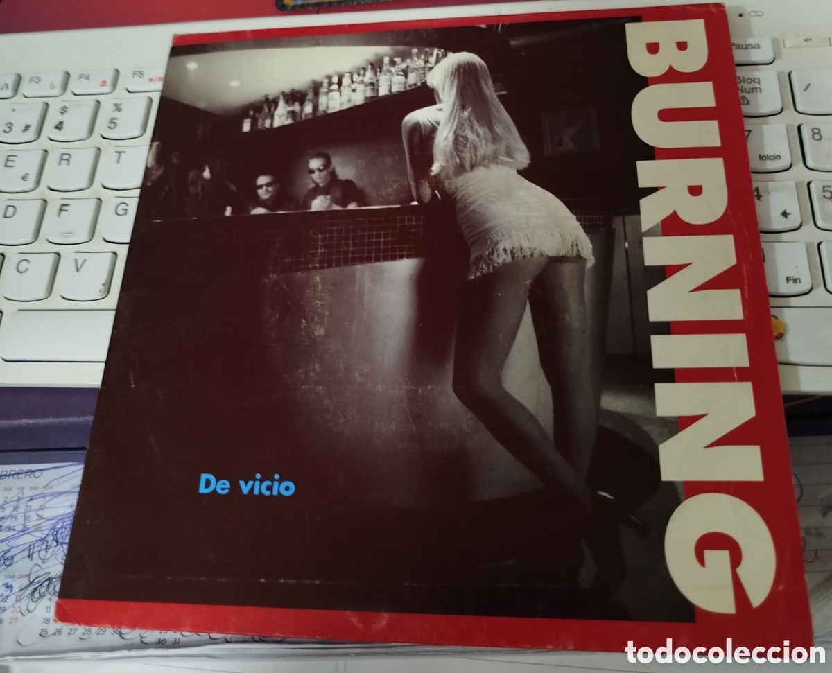 Discos de vinilo: -Burning - De Vicio .Promo - Foto 1