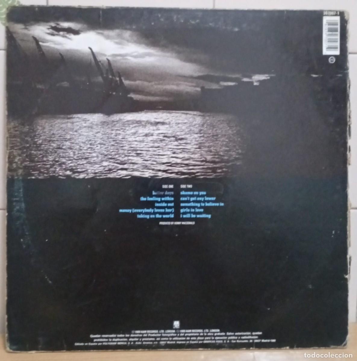 Discos de vinilo: GUN - TAKING ON THE WORLD - SPAIN 1989 - Foto 2