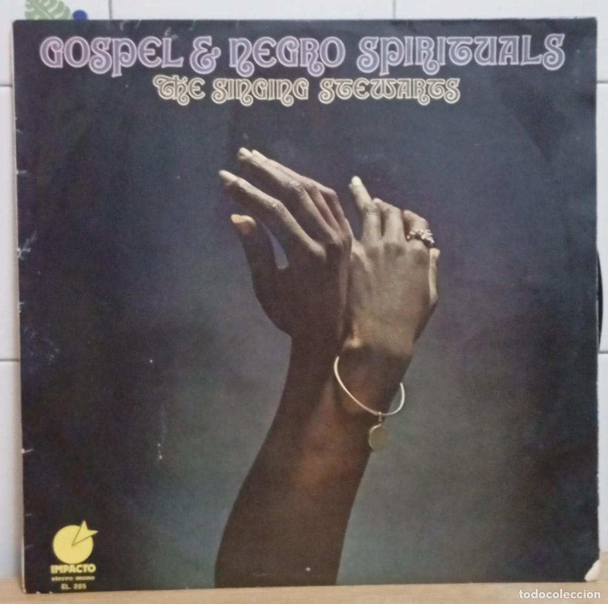 Discos de vinil: THE SINGING STEWARTS * GOSPEL AND NEGRO SPIRITUALS*EDITADO POR IMPACTO * 1976