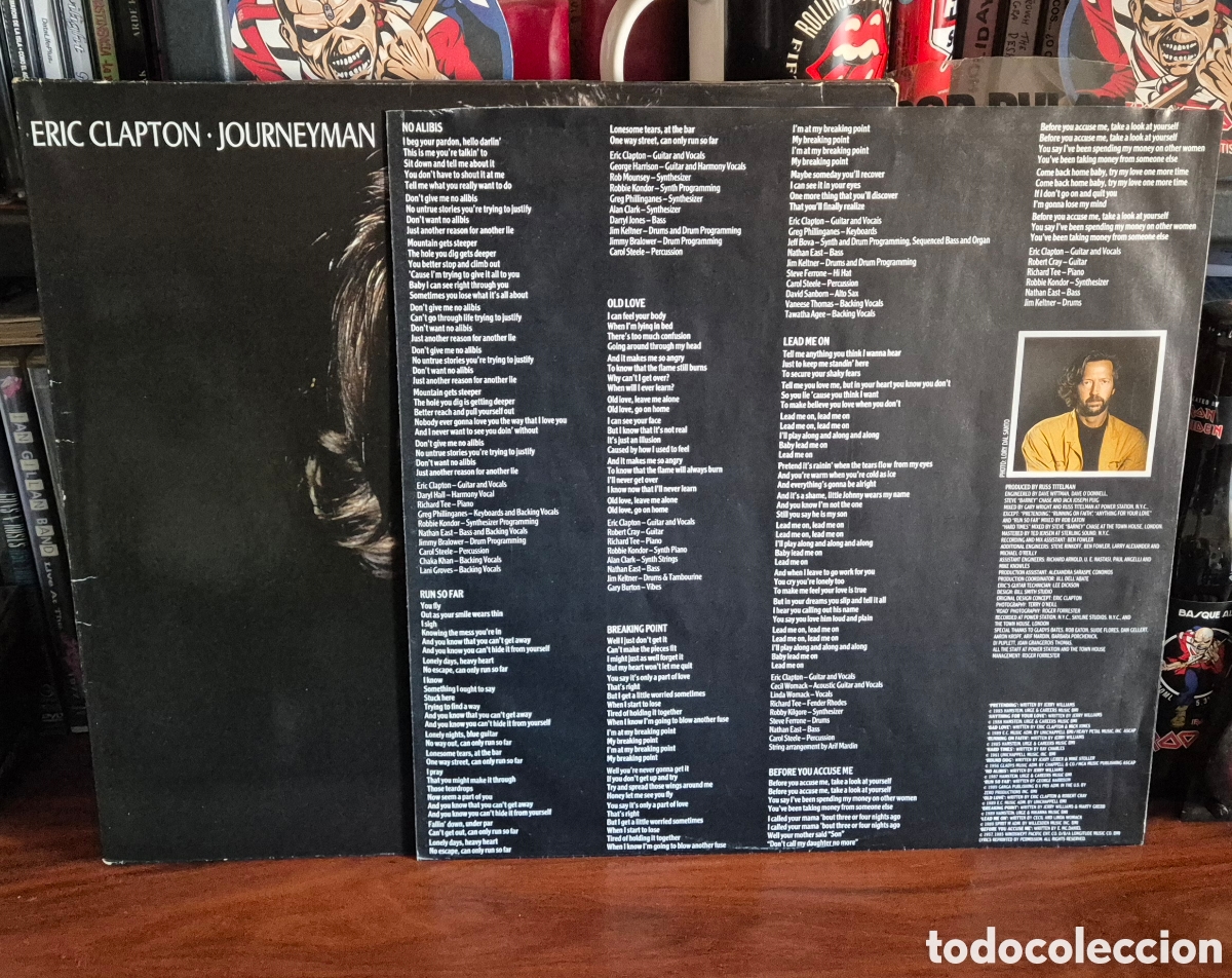 Discos de vinilo: Eric Clapton &ndash; Journeyman Lp 1989 - Foto 4