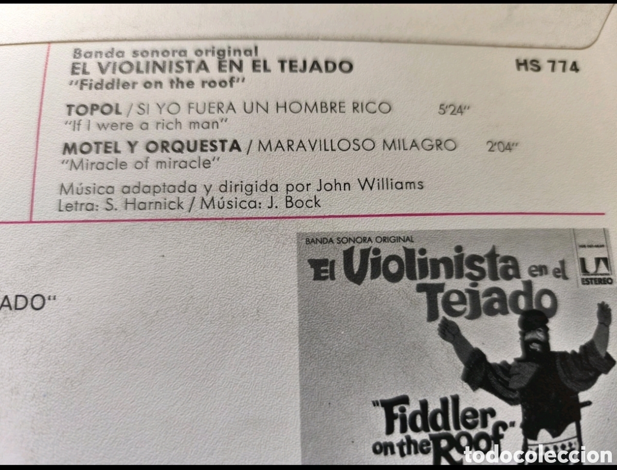 Discos de vinilo: El violinista sobre el tejado - Foto 2