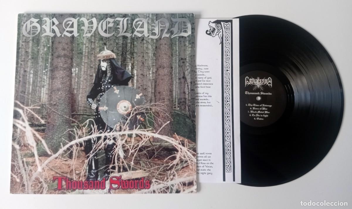 Discos de vinilo: LP GRAVELAND - THOUSAND SWORDS - Foto 3
