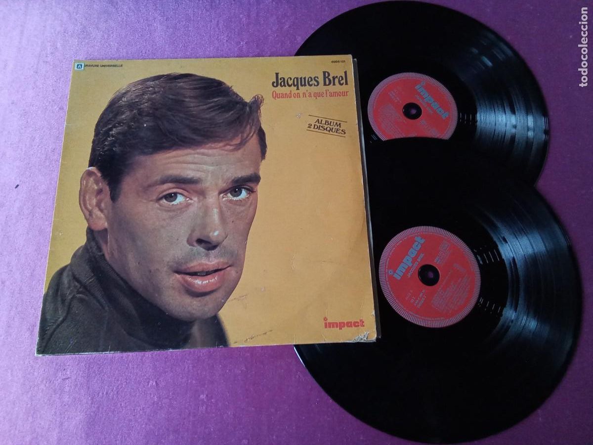 Discos de vinilo: JACQUES Y BREL DOBLE 1960 LP L31 4 1 - Foto 1