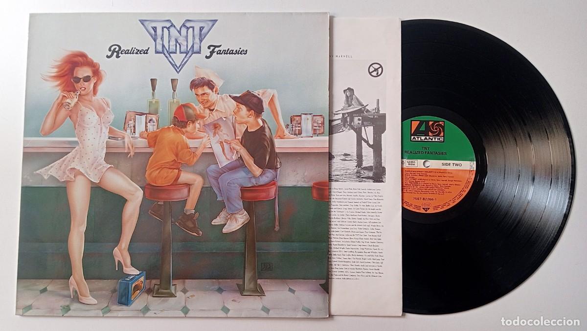 Discos de vinilo: LP TNT - REALIZED FANTASIES - Foto 3
