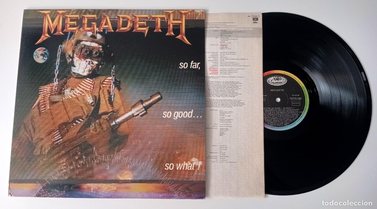 Discos de vinilo: LP MEGADETH - SO FAR, SO GOOD, SO WHAT! - Foto 3