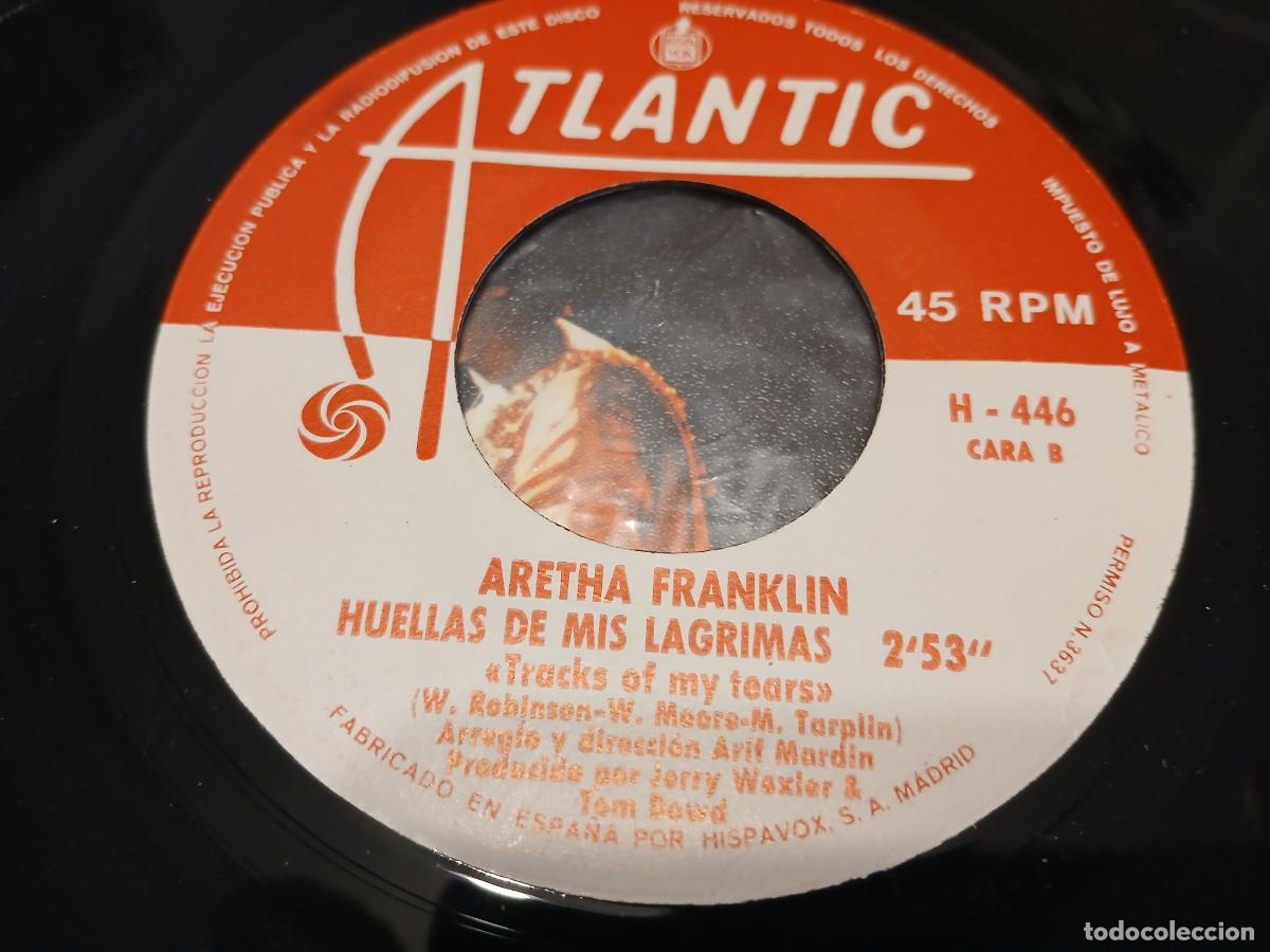 Discos de vinilo: Aretha Franklin &ndash; The Weight- (1969) single - Foto 3