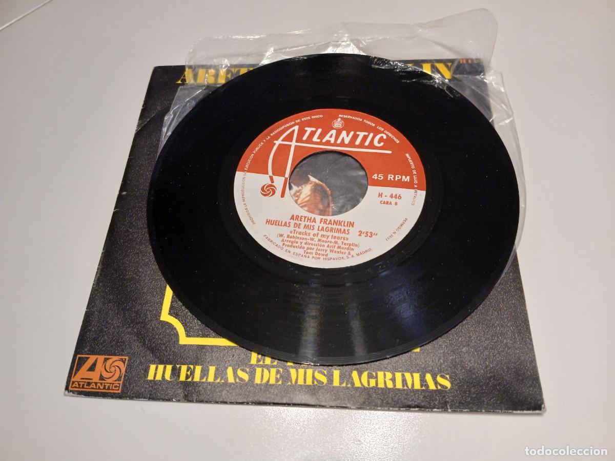Discos de vinilo: Aretha Franklin &ndash; The Weight- (1969) single - Foto 4