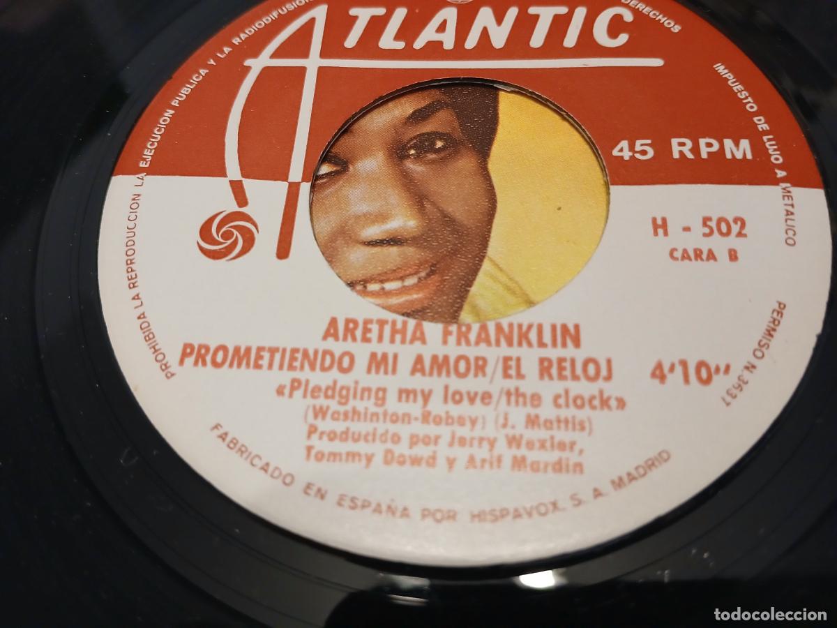 Discos de vinilo: Aretha Franklin &ndash; Comparte Tu Amor Conmigo- (1969) single - Foto 3