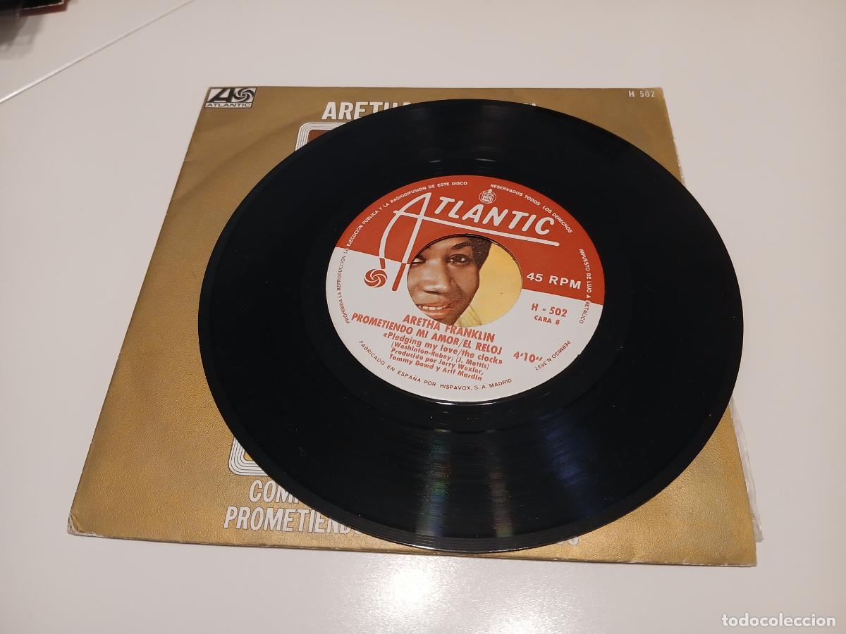 Discos de vinilo: Aretha Franklin &ndash; Comparte Tu Amor Conmigo- (1969) single - Foto 4
