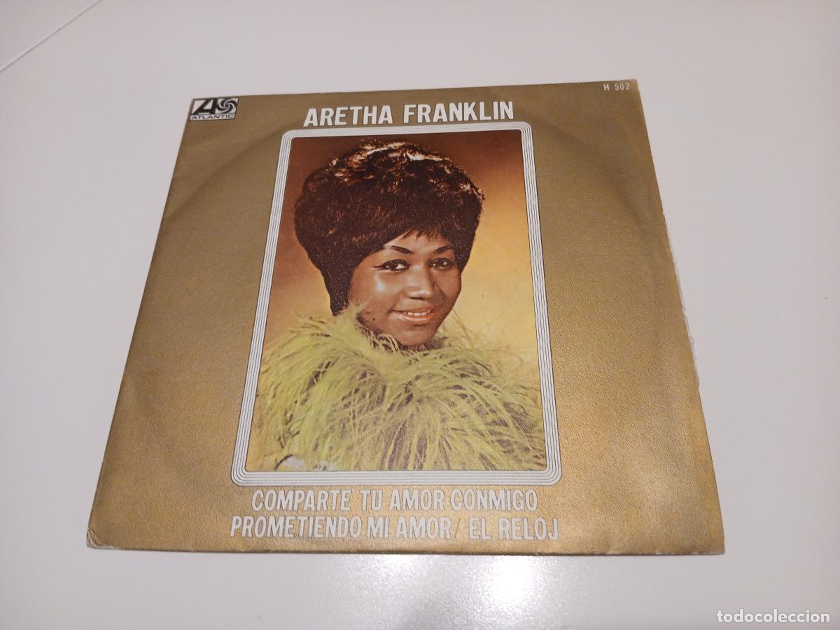 Discos de vinilo: Aretha Franklin &ndash; Comparte Tu Amor Conmigo- (1969) single - Foto 1