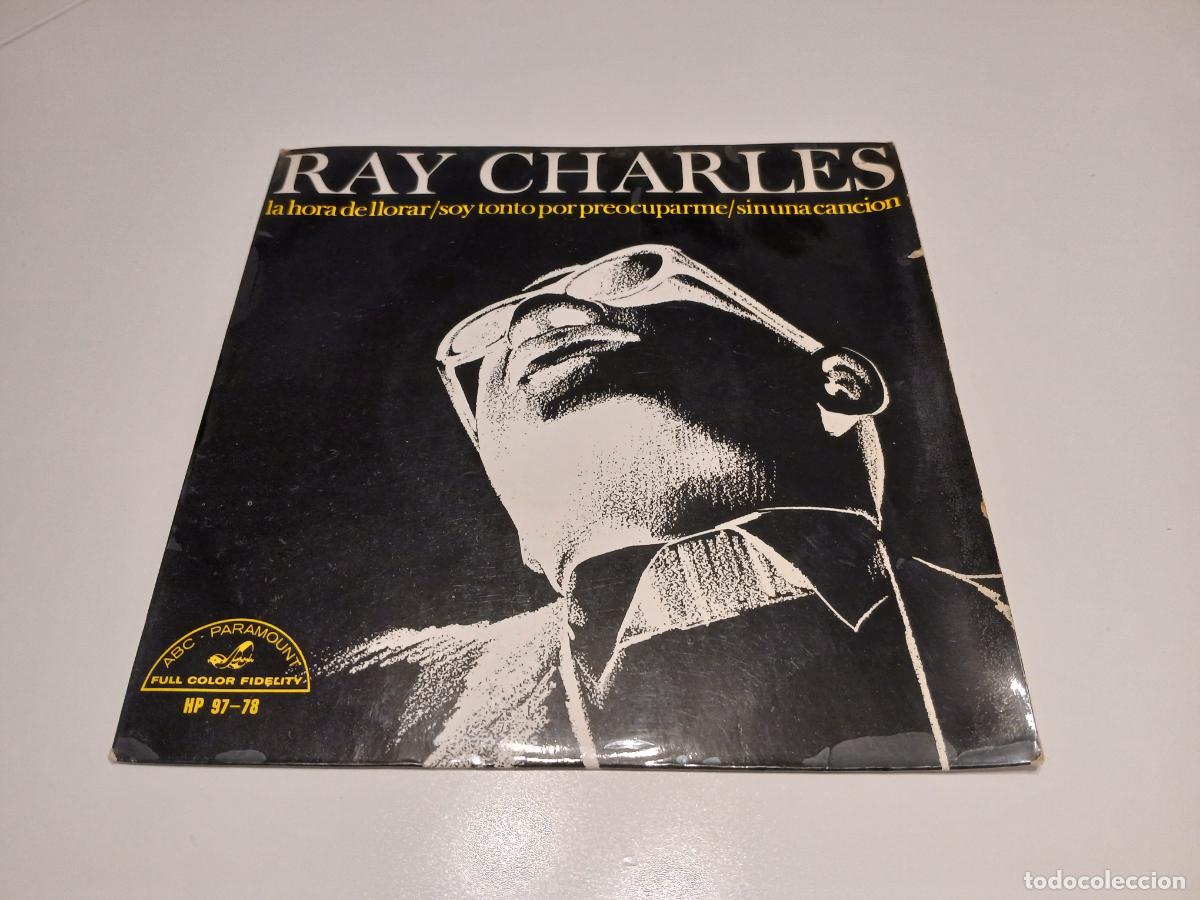 Discos de vinilo: Ray Charles &ndash; La Hora De Llorar- (1966) single - Foto 1