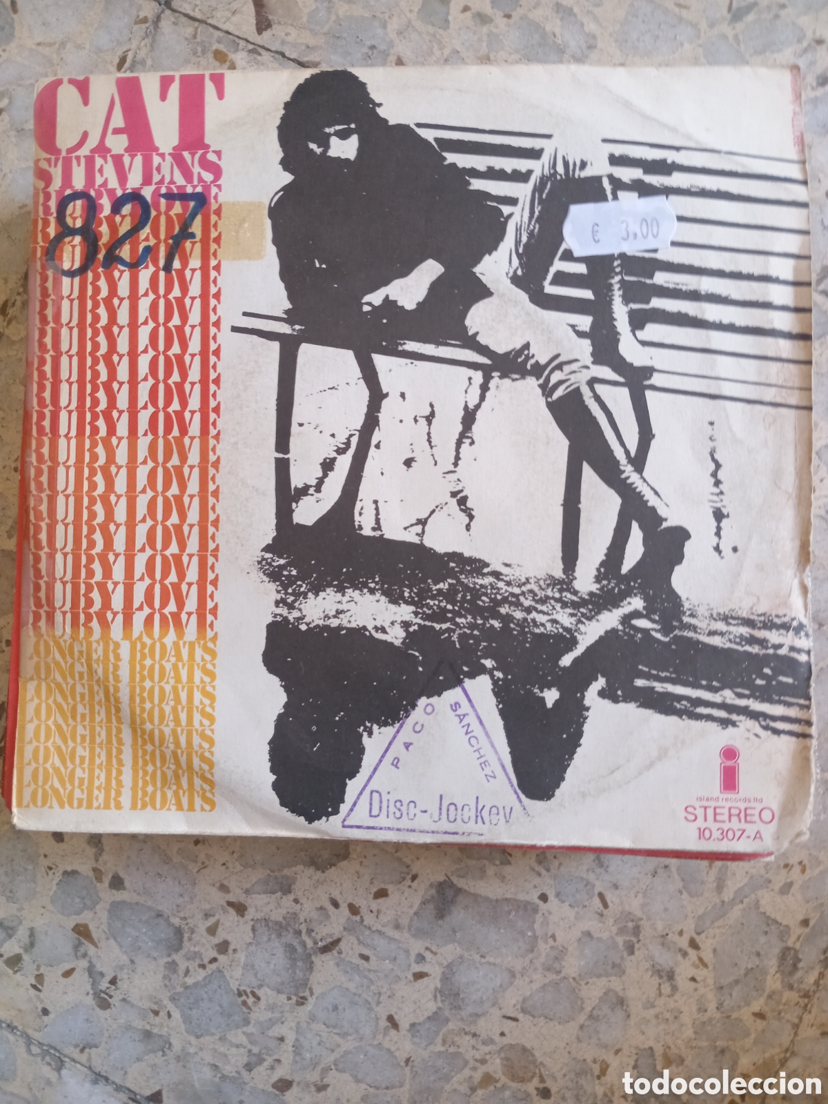 Discos de vinilo: SGL CAT STEVENS RUBYLOVE 1971 - Foto 1