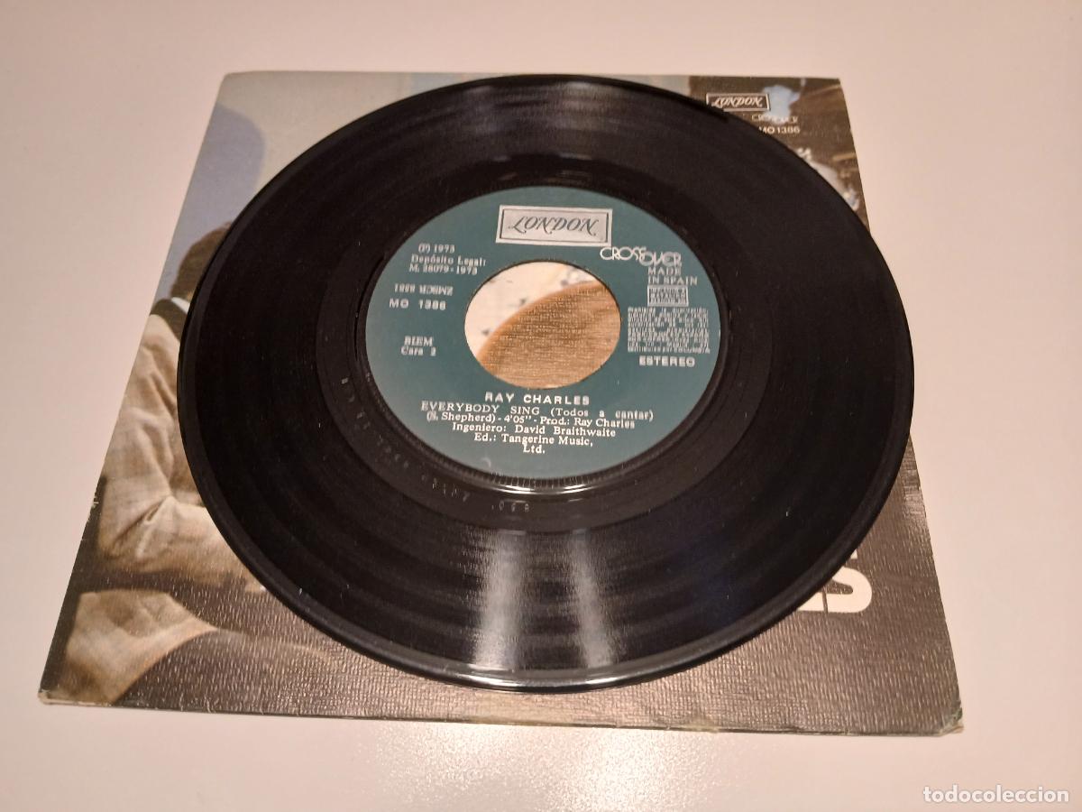 Discos de vinilo: Ray Charles &ndash; Come Live With Me- (1973) single - Foto 4