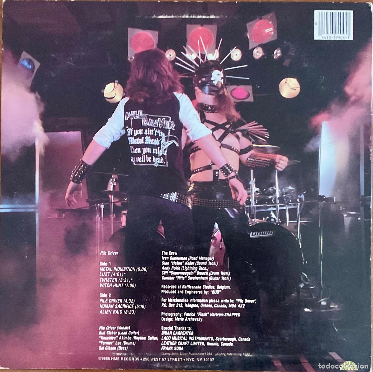 Discos de vinilo: PILEDRIVER - METAL INQUISITION - Foto 2