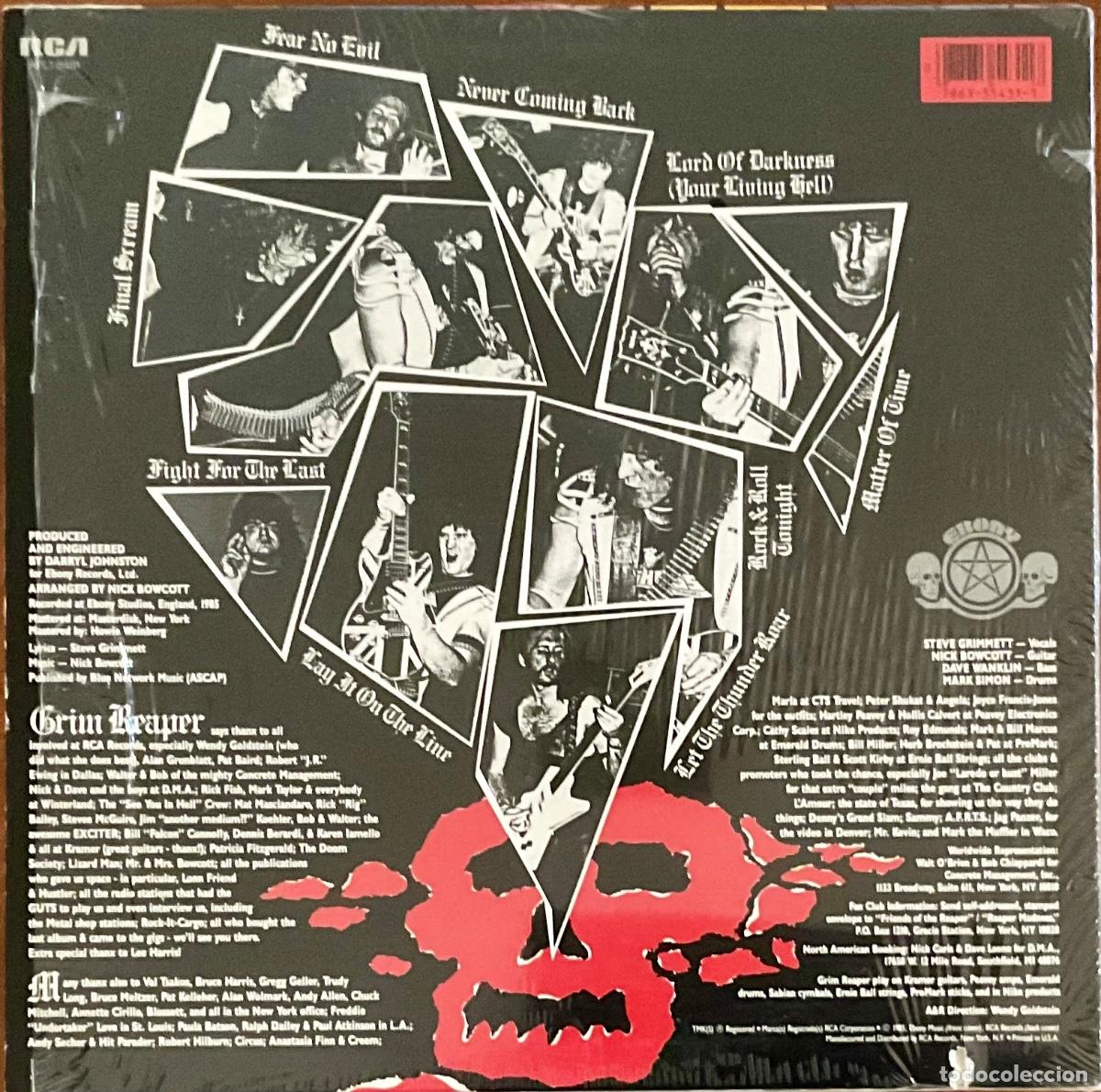 Discos de vinilo: GRIM REAPER - FEAR NO EVIL - Foto 2
