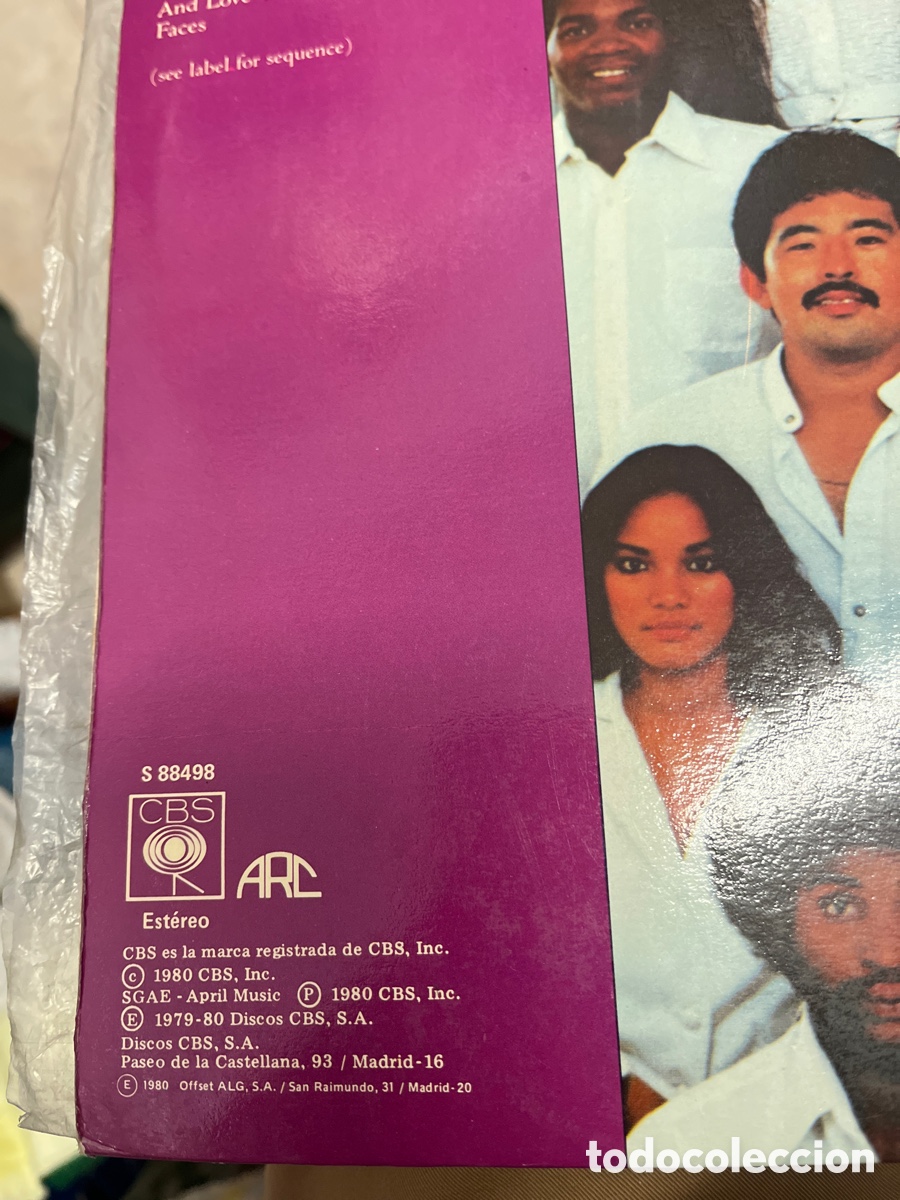 Discos de vinilo: Earth Wind & Fire. Faces. Doble LP. Dos discos. CDS 1980 - Foto 3