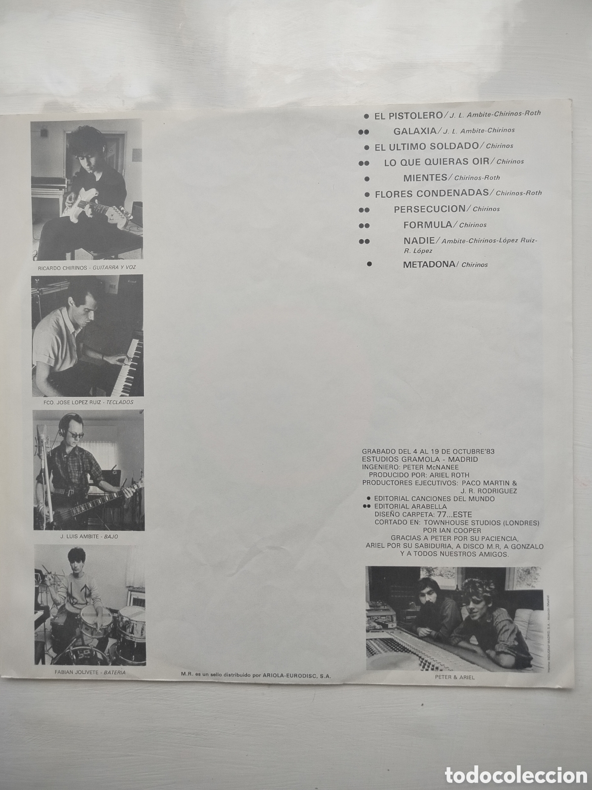 Discos de vinilo: Pistones LP Persecuci&oacute;n. - Foto 3