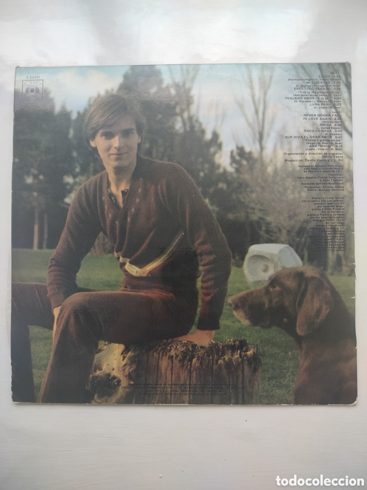 Discos de vinilo: Miguel Bos&eacute; LP Linda. - Foto 2