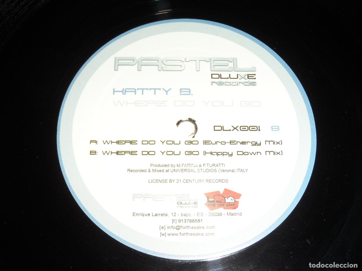 Discos de vinilo: Katty b. - where do you go (SPAIN 2006) - Foto 3