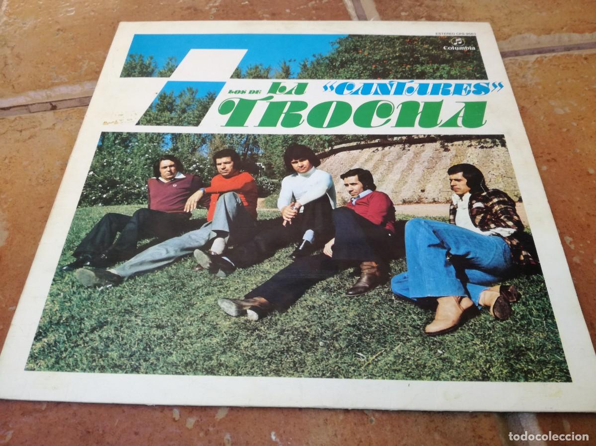 Discos de vinilo: LOS DE LA TROCHA - CANTARES-ORIGINAL 1978 - Foto 1