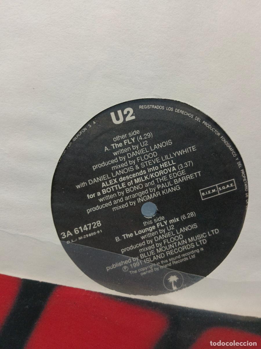 Discos de vinilo: Disco U2 &ndash; The Fly 12&rdquo;, Single 1991 - Foto 6