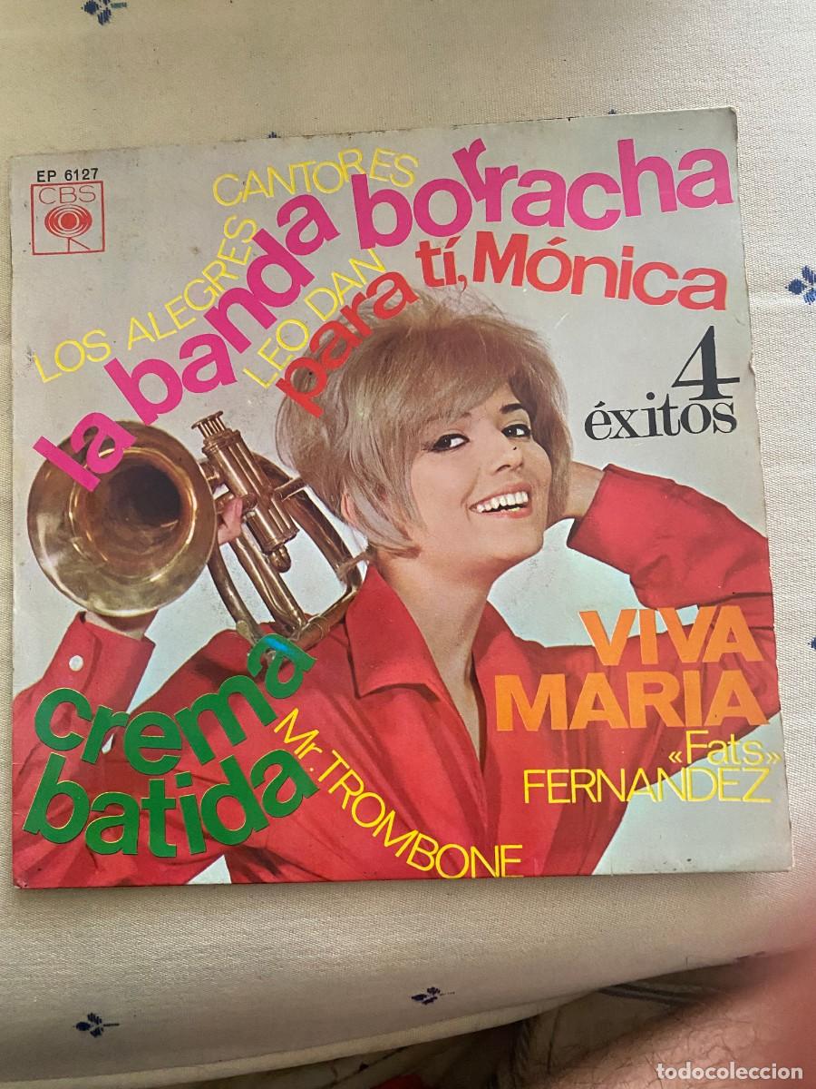 Discos de vinilo: SINGLE LOS ALEGRES CANTORES - LA BANDA BORRACHA - Foto 1