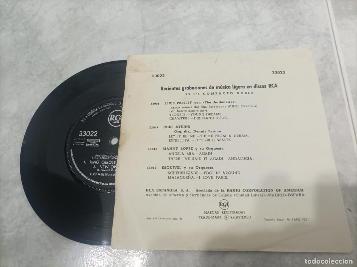 Discos de vinilo: Elvis Presley ep King Creole - Foto 2