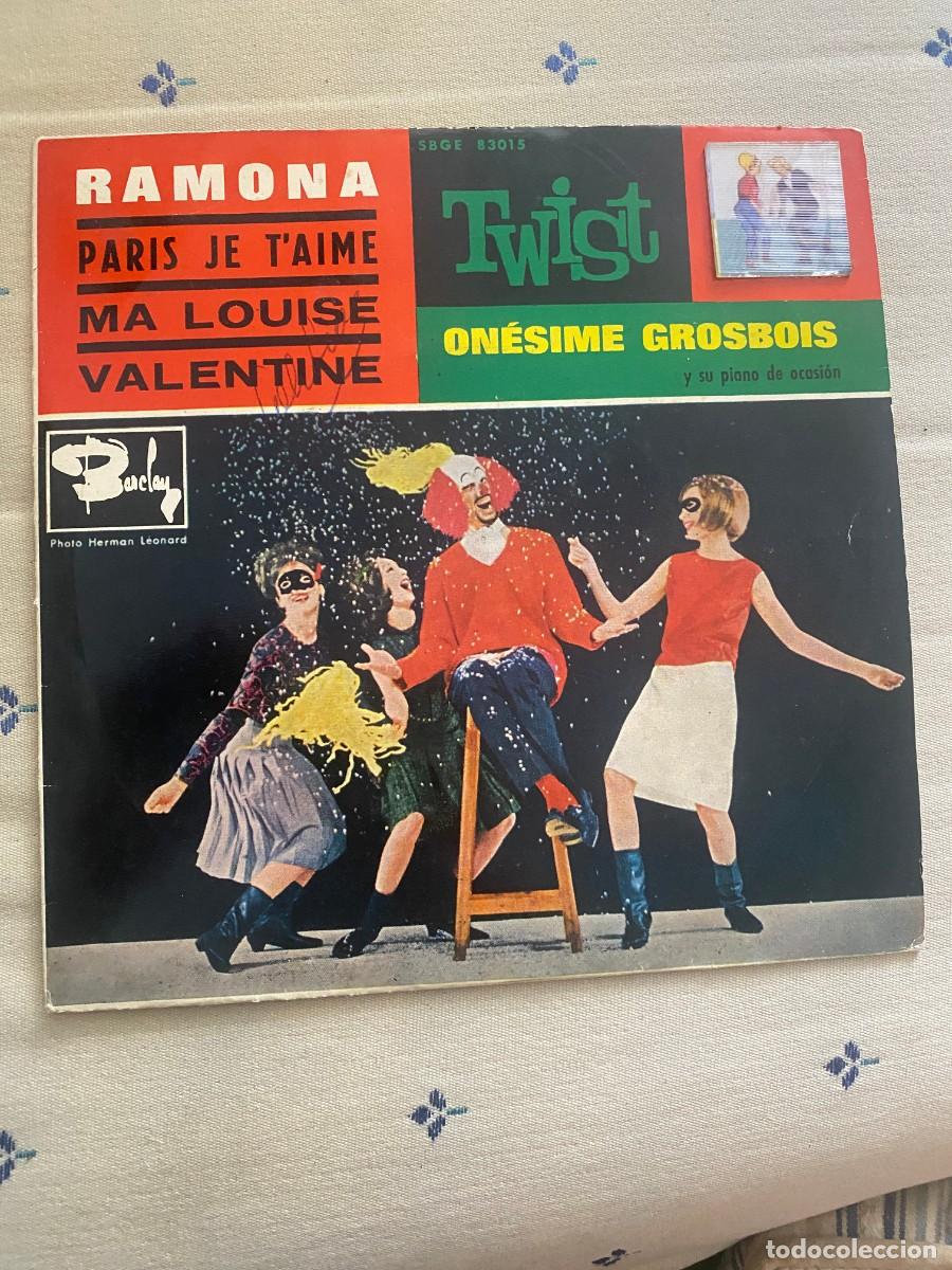 Discos de vinilo: SINGLE ONESIME GROSBOIS - RAMONA - Foto 1