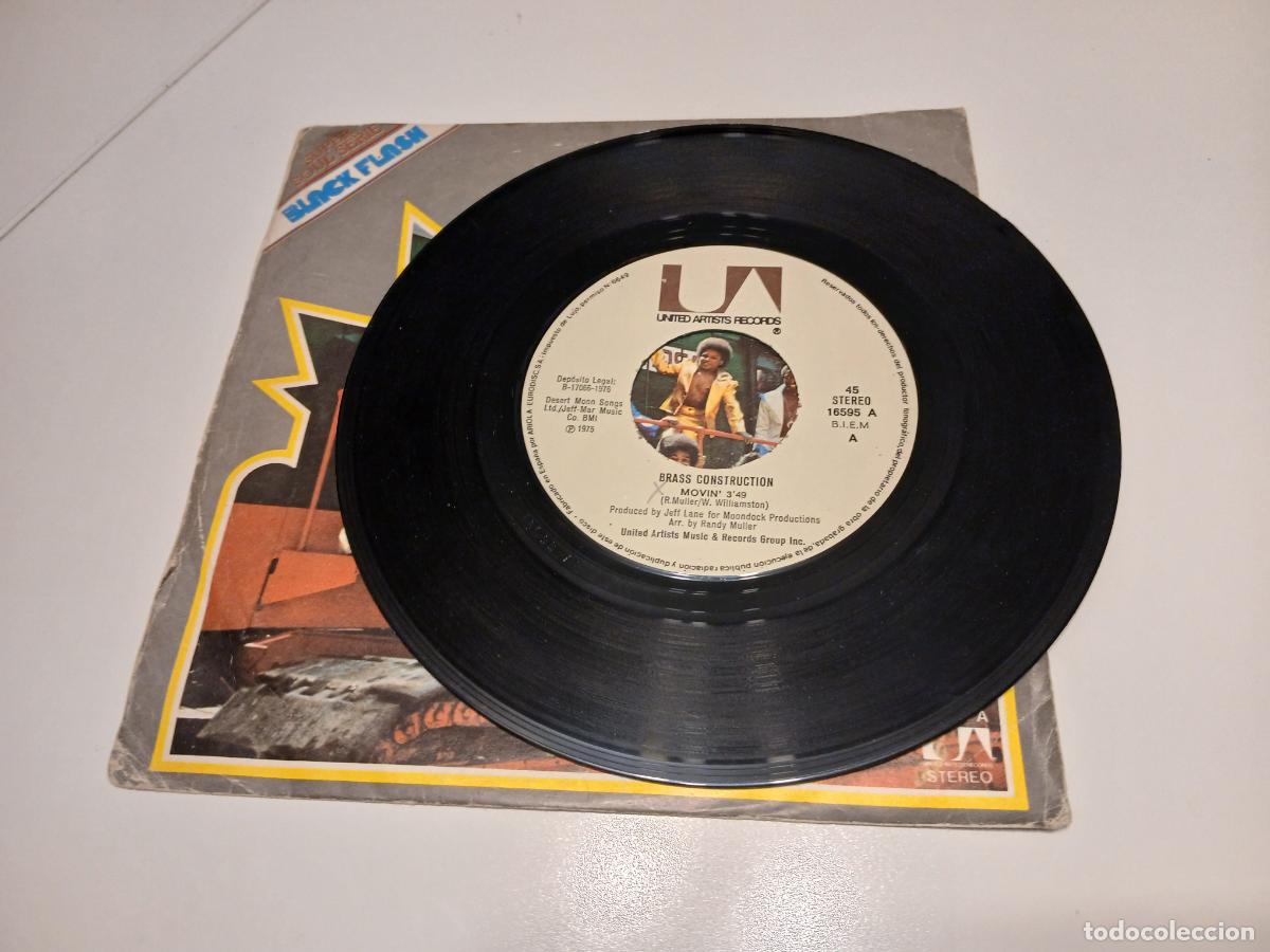 Discos de vinilo: Brass Construction -Movin / Talkin (1967) single - Foto 3