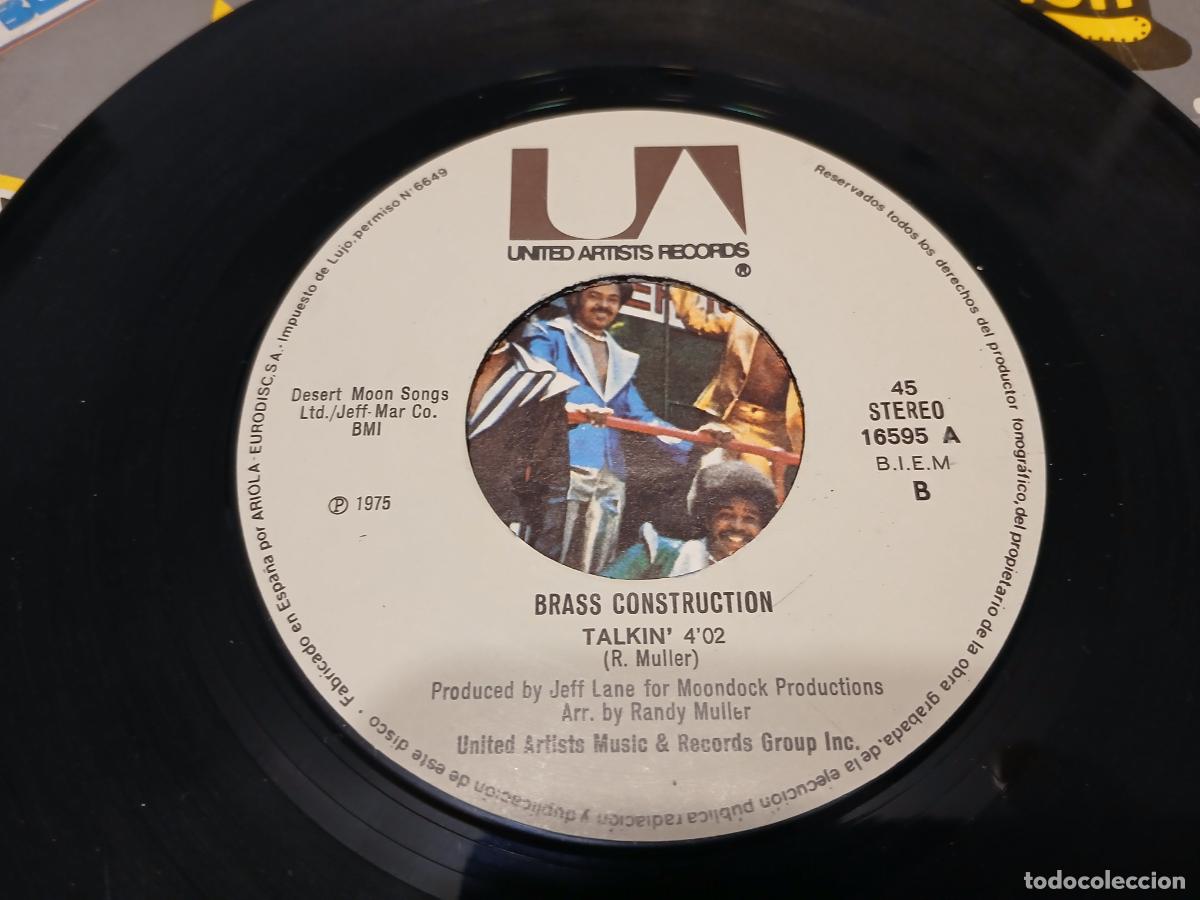Discos de vinilo: Brass Construction -Movin / Talkin (1967) single - Foto 5