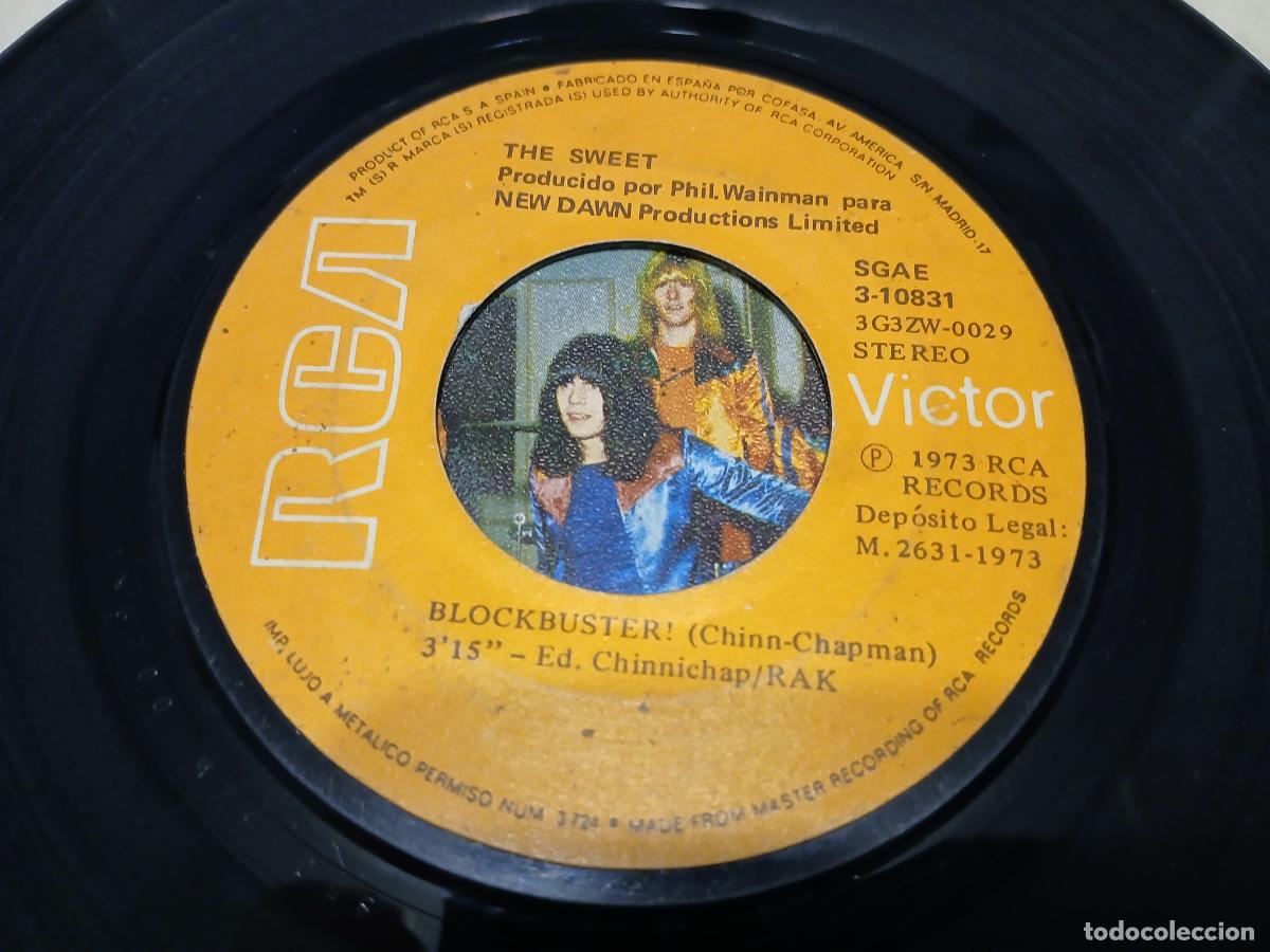 Discos de vinilo: The Sweet -Blockbuster! (1973) single - Foto 4