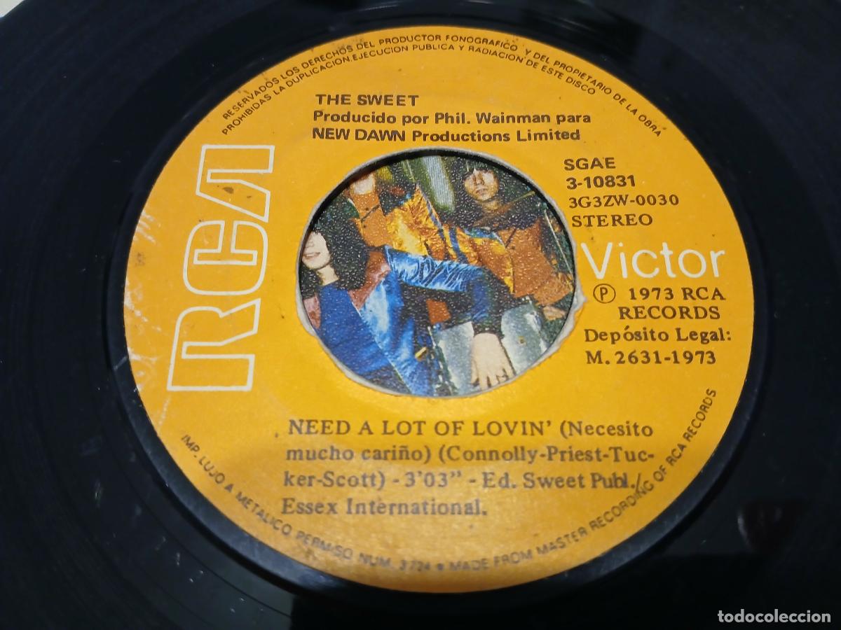 Discos de vinilo: The Sweet -Blockbuster! (1973) single - Foto 5