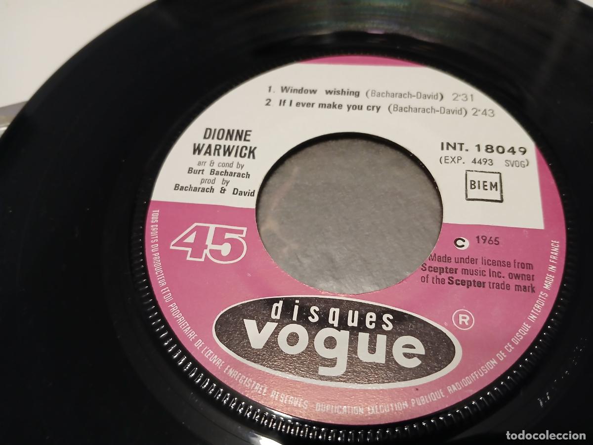 Discos de vinilo: Dionee Warwick -Are You There- (1965) single - Foto 5