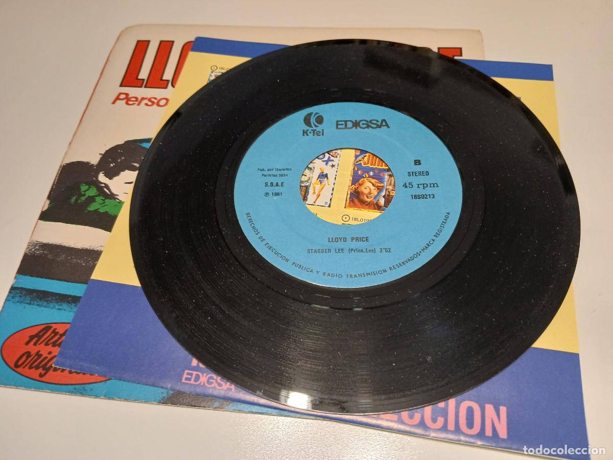 Discos de vinilo: Lloyd Price &ndash; Personality- (1981) single - Foto 4