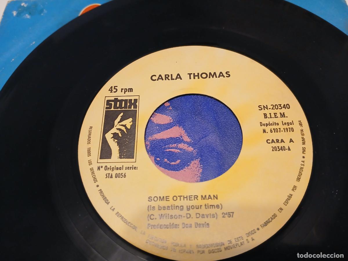 Discos de vinilo: Carla Thomas &ndash; Some Other Man- (1970) single - Foto 3
